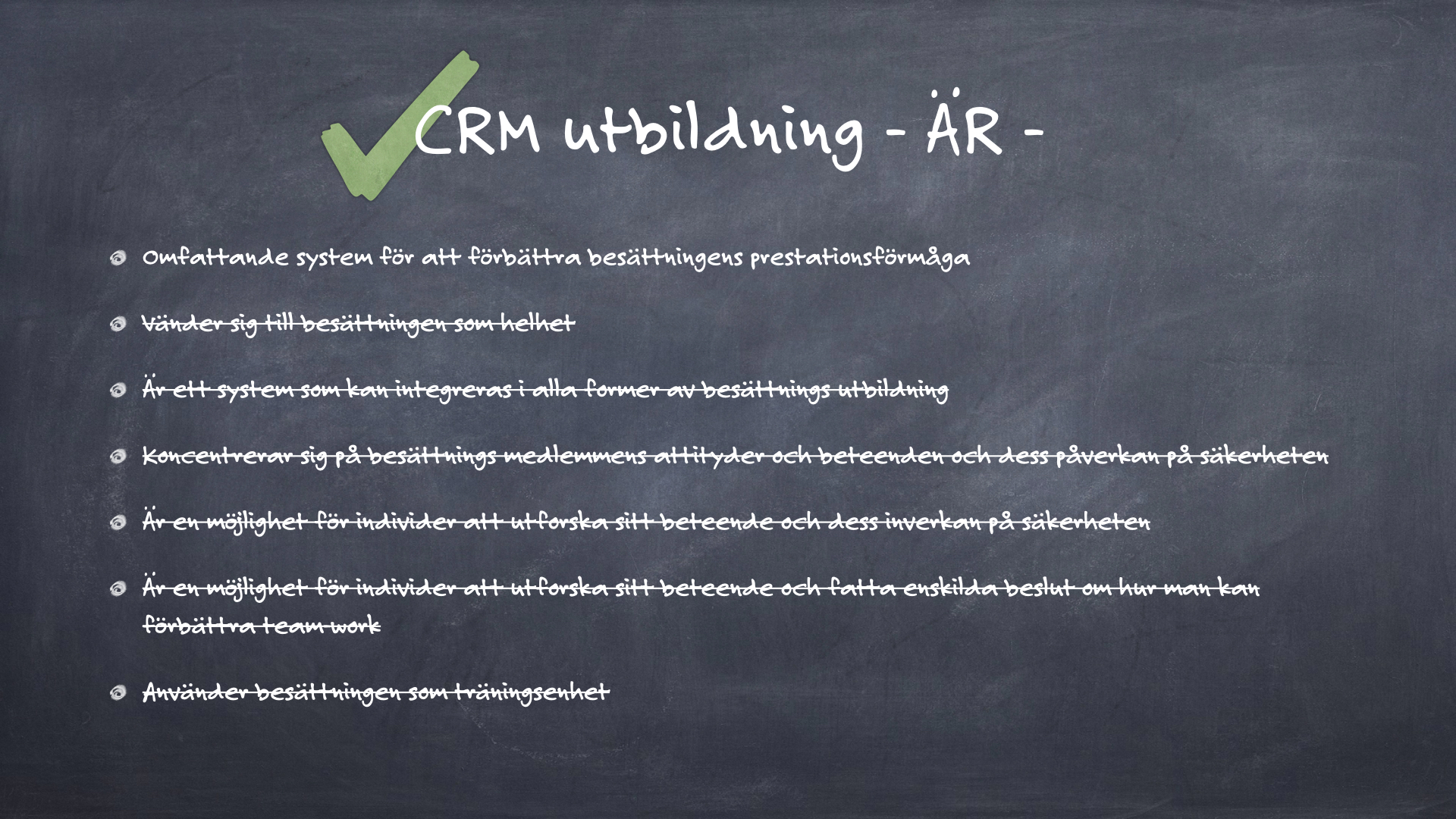 CRM - Vad är CRM träning är.002